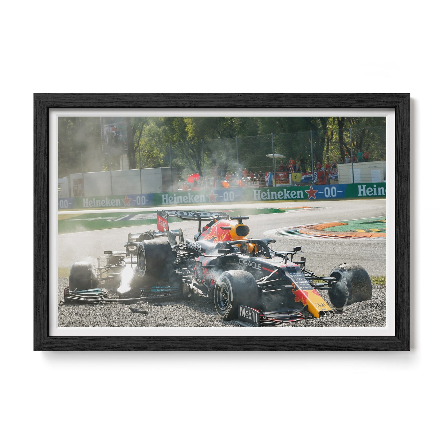 Max Verstappen & Lewis Hamilton Monza T1 Crash