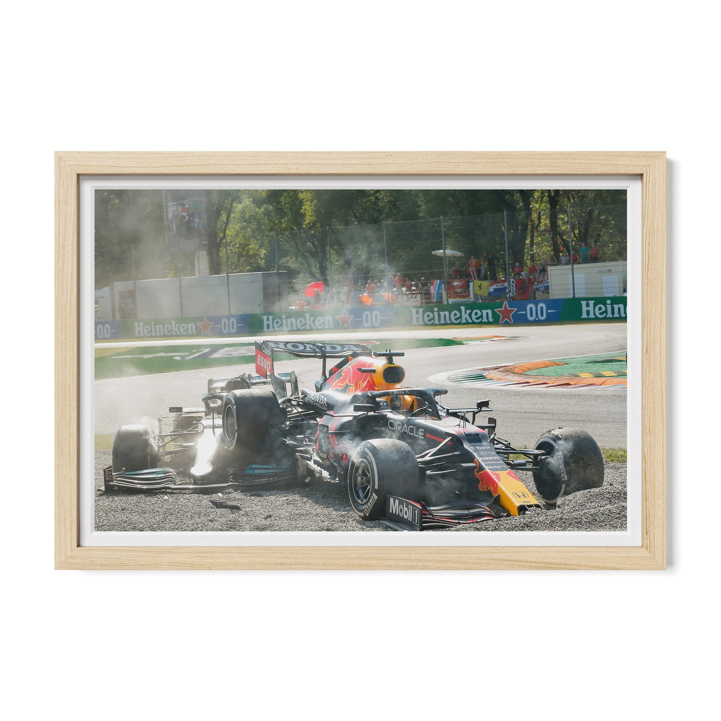 Max Verstappen & Lewis Hamilton Monza T1 Crash