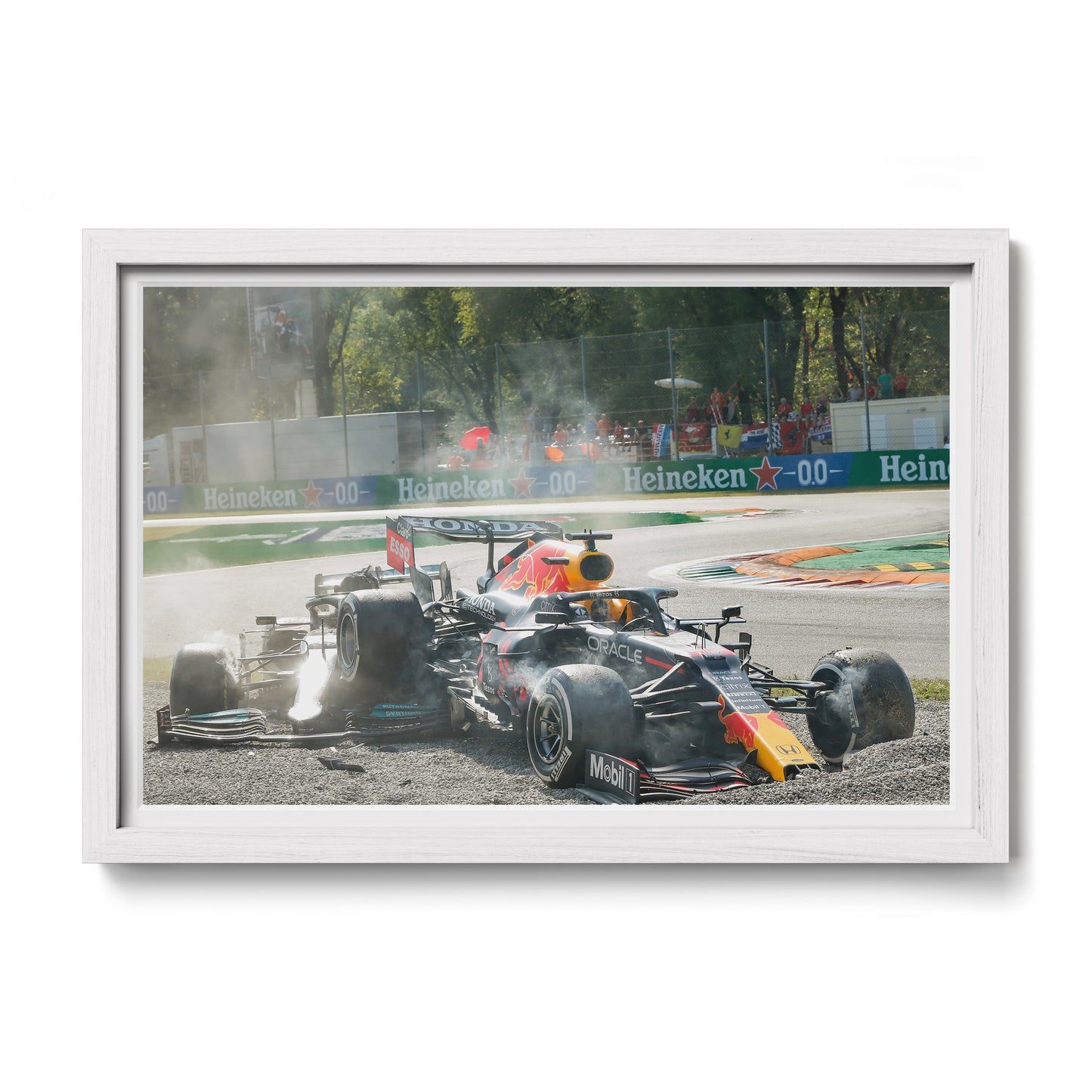 Max Verstappen & Lewis Hamilton Monza T1 Crash