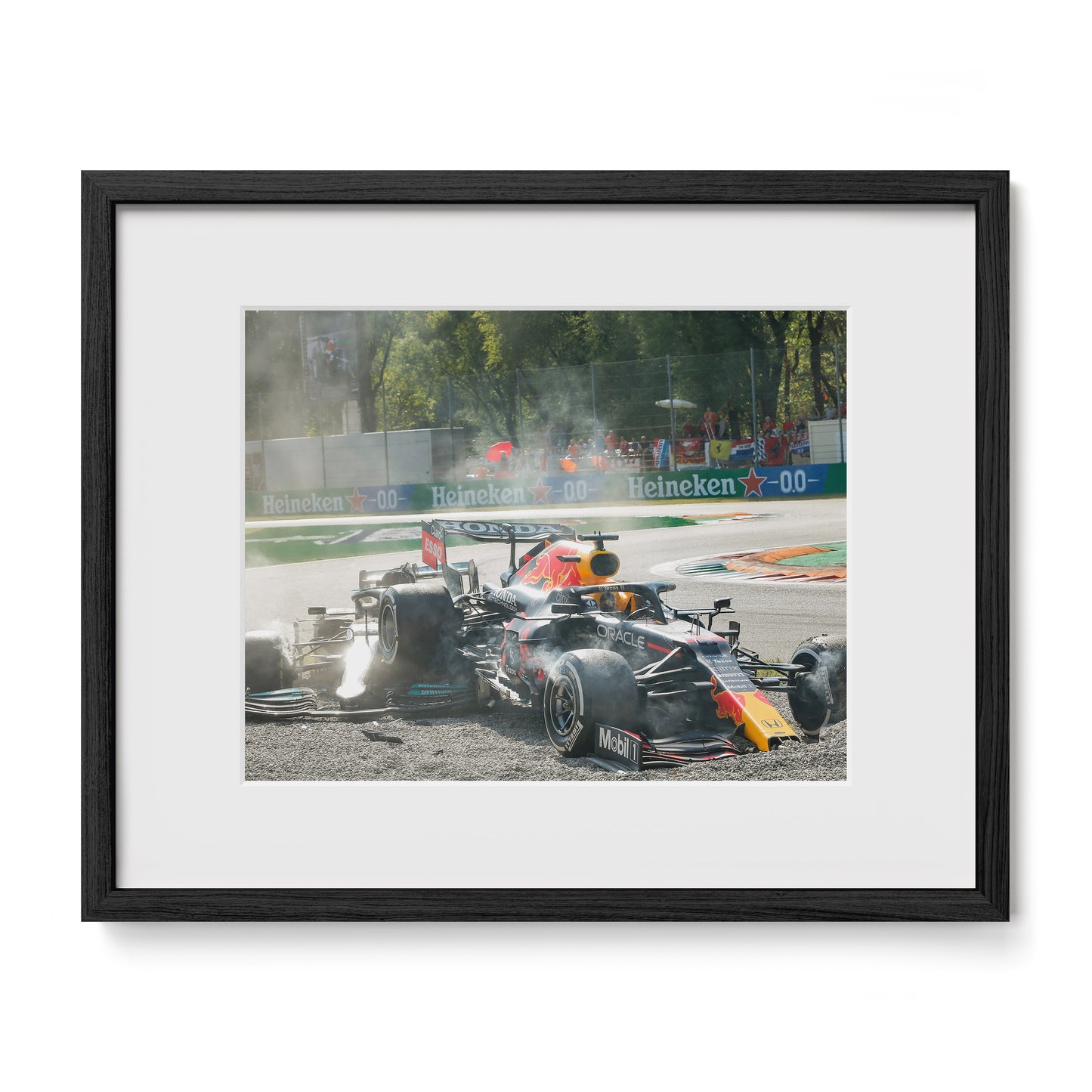 Max Verstappen & Lewis Hamilton Monza T1 Crash
