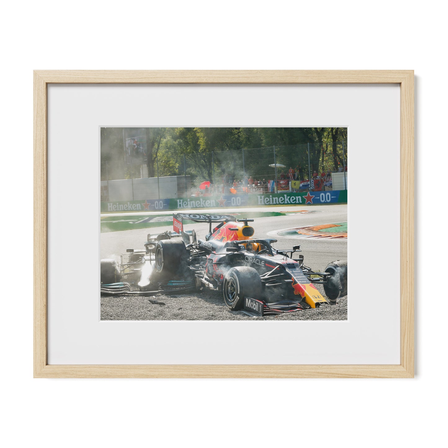 Max Verstappen & Lewis Hamilton Monza T1 Crash
