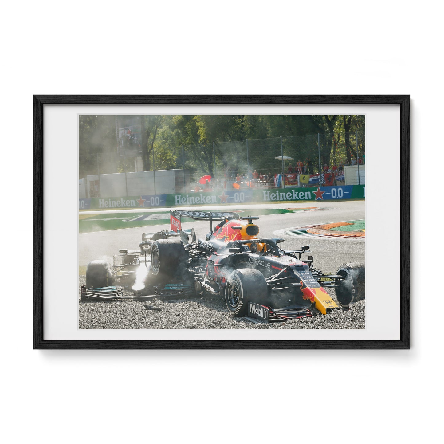 Max Verstappen & Lewis Hamilton Monza T1 Crash