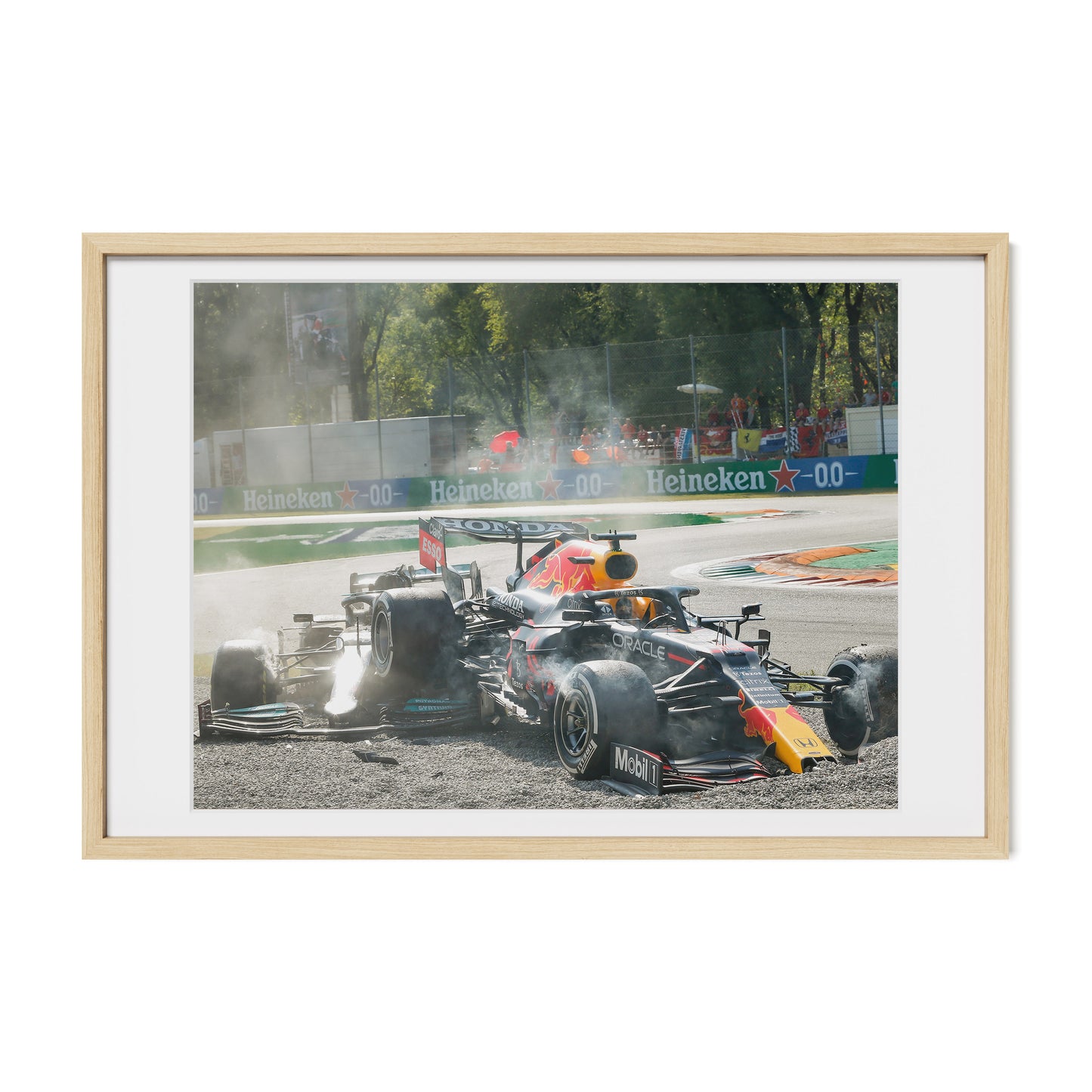 Max Verstappen & Lewis Hamilton Monza T1 Crash