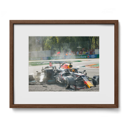 Max Verstappen & Lewis Hamilton Monza T1 Crash