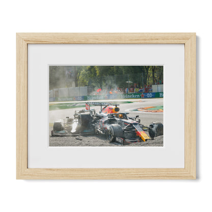 Max Verstappen & Lewis Hamilton Monza T1 Crash